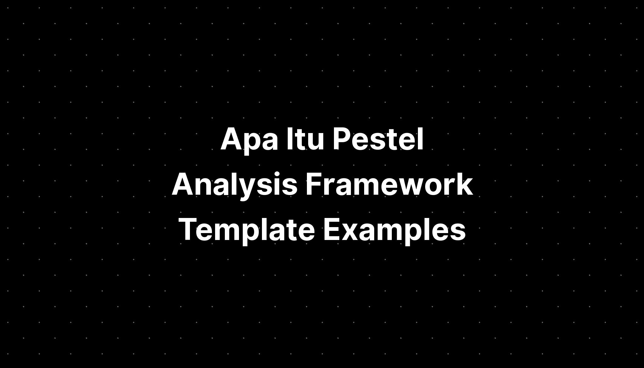 apa itu research framework